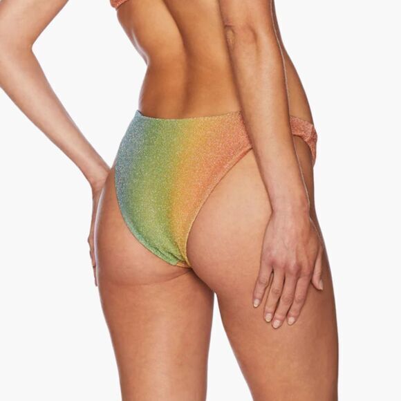 NEW‎ Beach Riot Free People desert ombre shine Bikini Swim Bottoms, size M - Picture 2 of 16